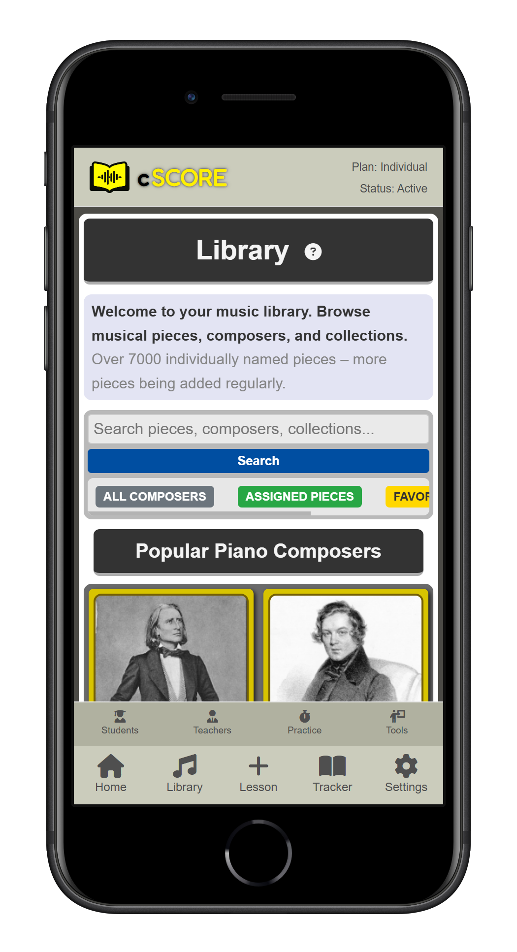 Built-in Library screenshot